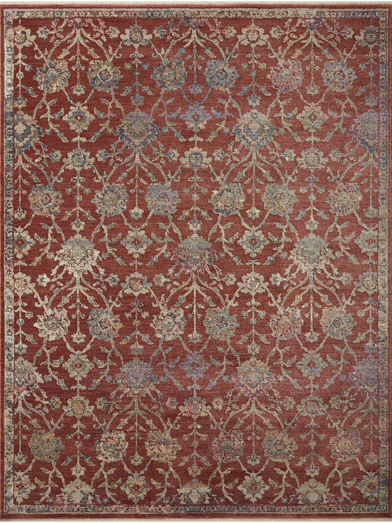 Giada GIA05 Red/Multi 6'3" x 9' Rug