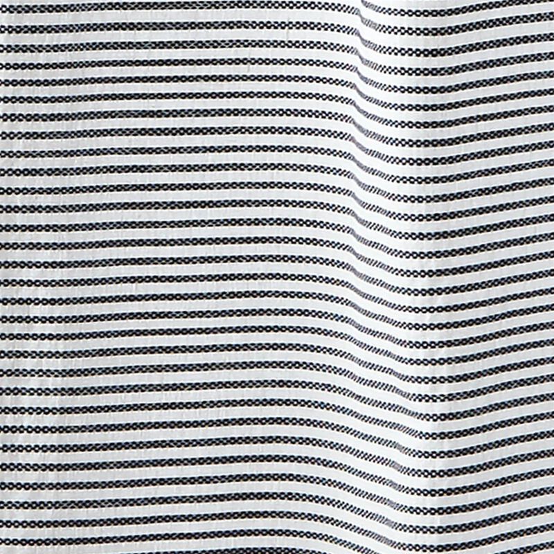 Minimalist Striped Cotton Shower Curtain – Soft, Breathable & Quick-Dry Fabric