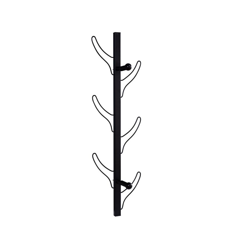 Coat Hat Rack Black