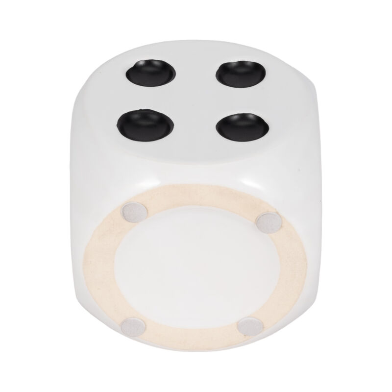 4" Stoneware Dice Candle, 9oz