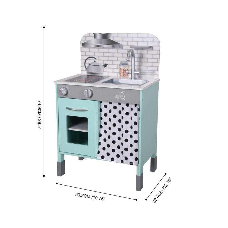 Teamson Kids - Little Chef Philly Modern Play Kitchen - Mint