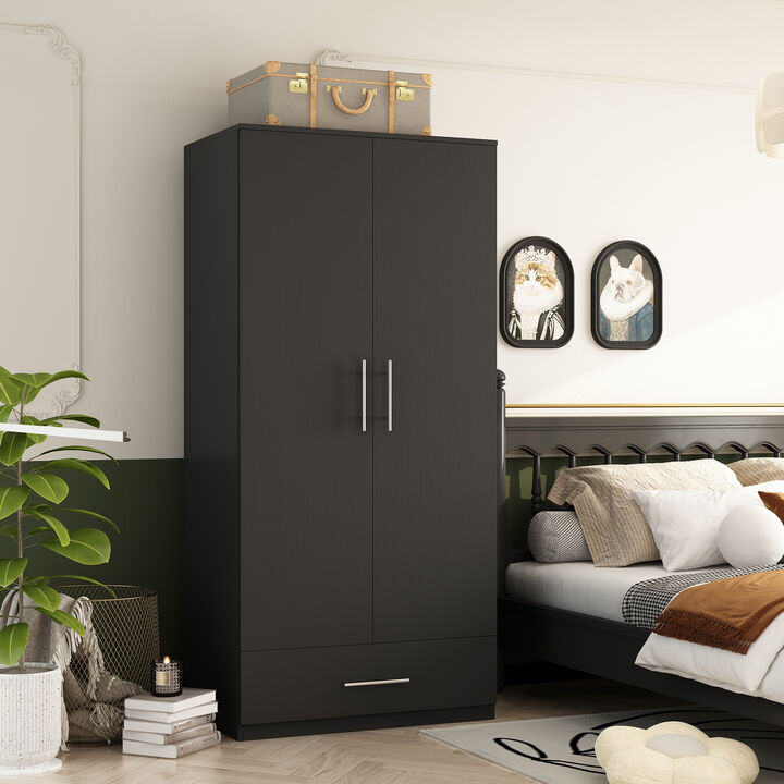 31.5"W x 66.9"H Wardrobe Armoire For Bedroom Saving Saving