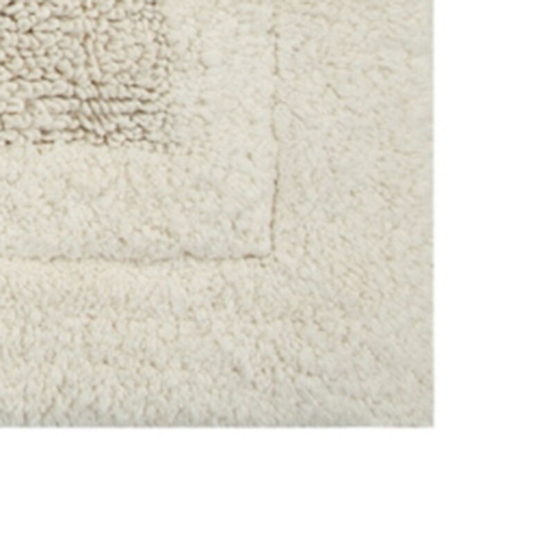 Knightsbridge Cipher 220 GSF Non Skid Back Bath Rug 17 x 24 - Light Blue