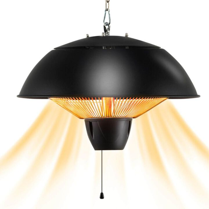 Hivvago 1500W Electric Hanging Patio Heater with IPX4 Waterproof