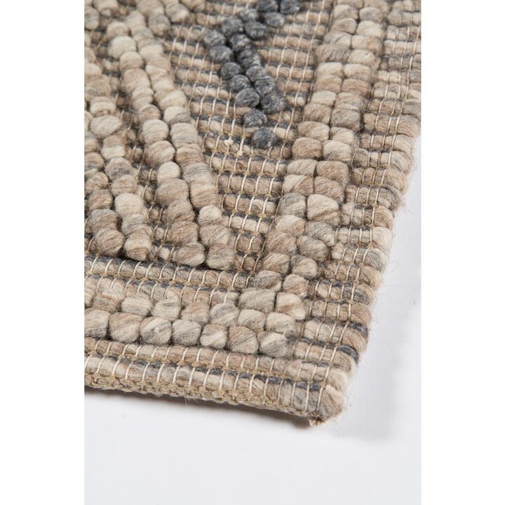 Momeni Contemporary Rectangle Area Rug, Beige, 5' X 7'