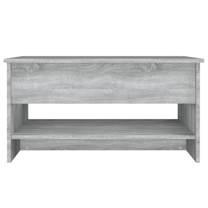 vidaXL Coffee Table Gray Sonoma 31.5"x19.7"x15.7" Engineered Wood