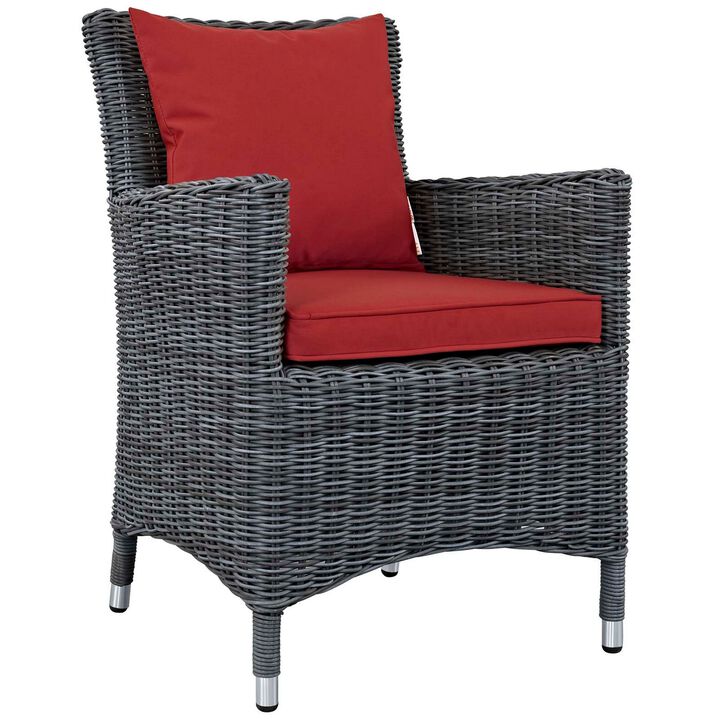 Summon 2 Piece Outdoor Patio Sunbrella� Dining Set-Benzara