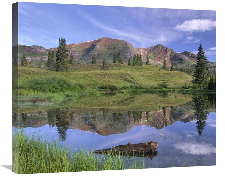 Ruby Peak, Raggeds Wilderness, Colorado-Canvas Art-30x24.9