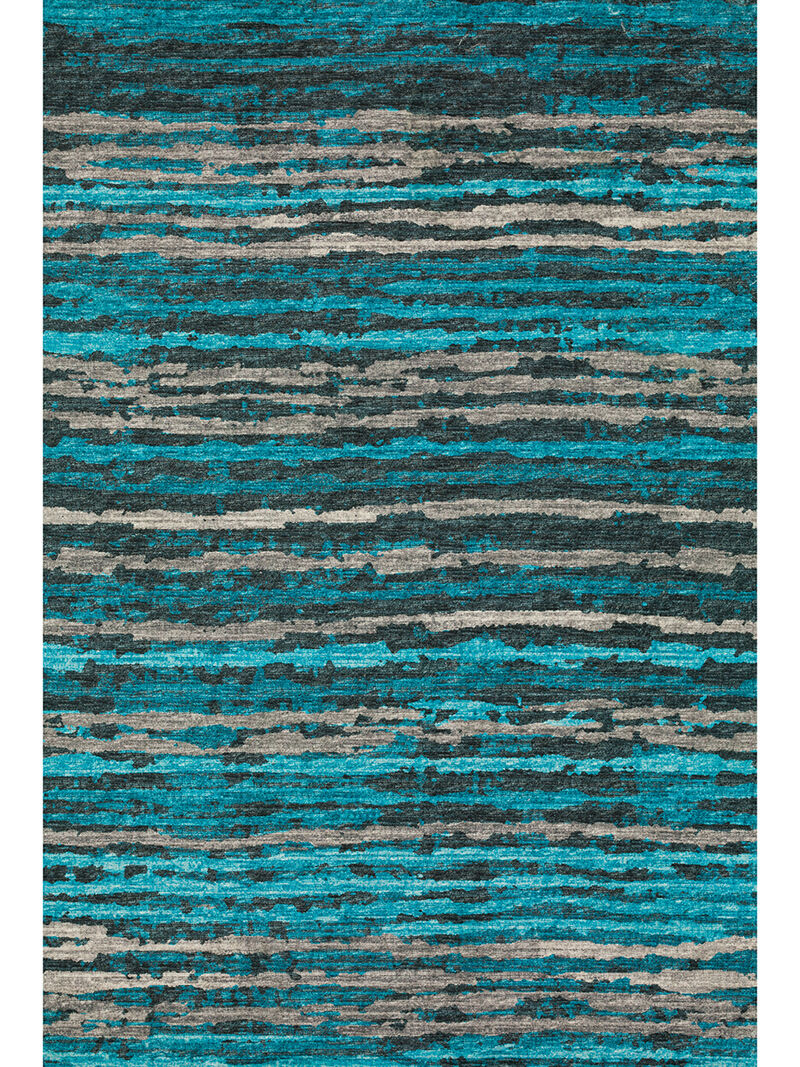 Brisbane BR4 Teal 3' x 5' Rug