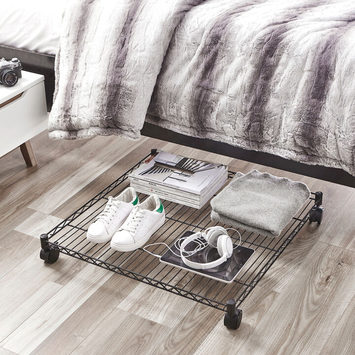 Suprima® Rolling Underbed Square Shelf