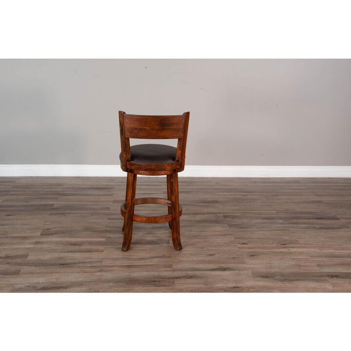 Sunny Designs Counter Swivel Barstool, Cushion Seat & Back