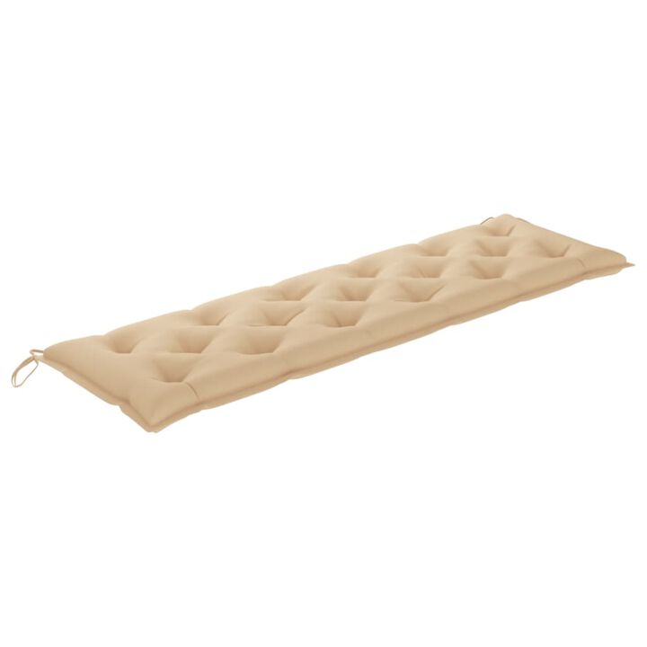 vidaXL Garden Bench Cushion Beige 70.9"x19.7"x2.8" Fabric