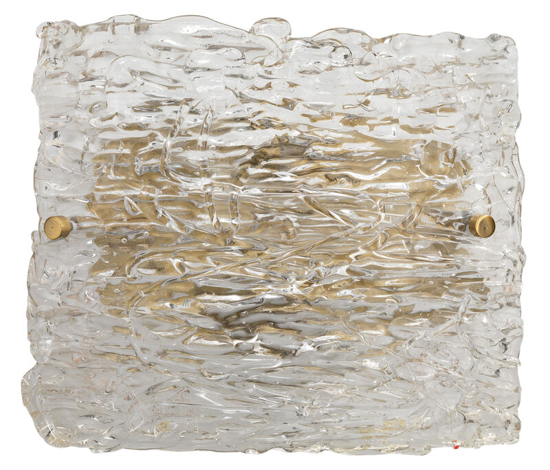 Swan Curved Glass Sconce