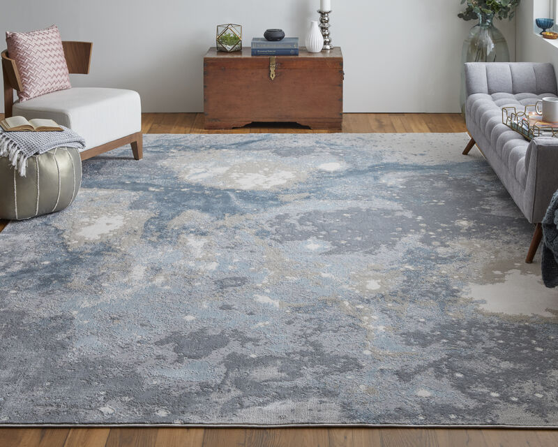 Astra 39L3F Blue/Gray/Ivory 8' x 10' Rug