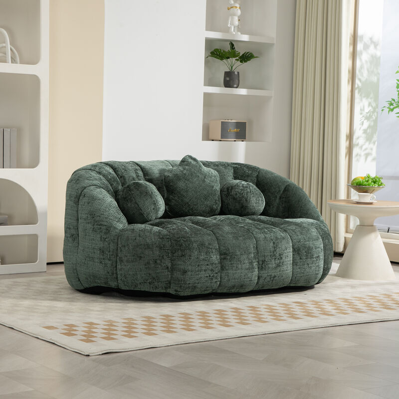 Merax Chenille Bean Bag Sofa Lazy Sofa