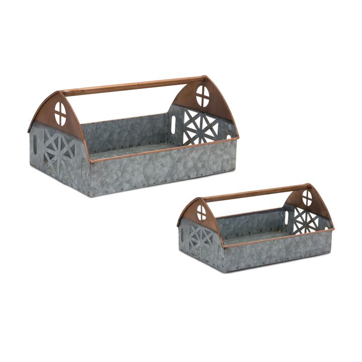 Iron Caddy Set of 2 for Functional and Decorative Use