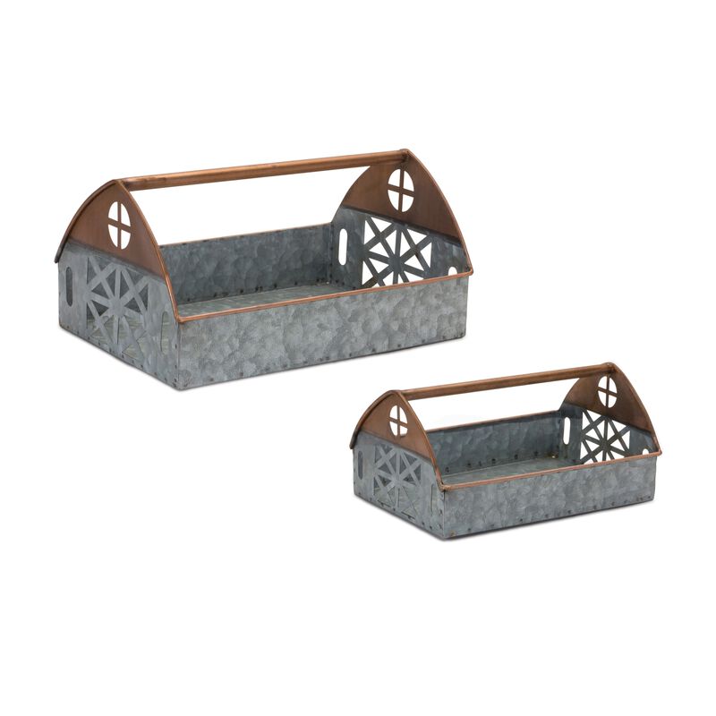Iron Caddy Set of 2 for Functional and Decorative Use