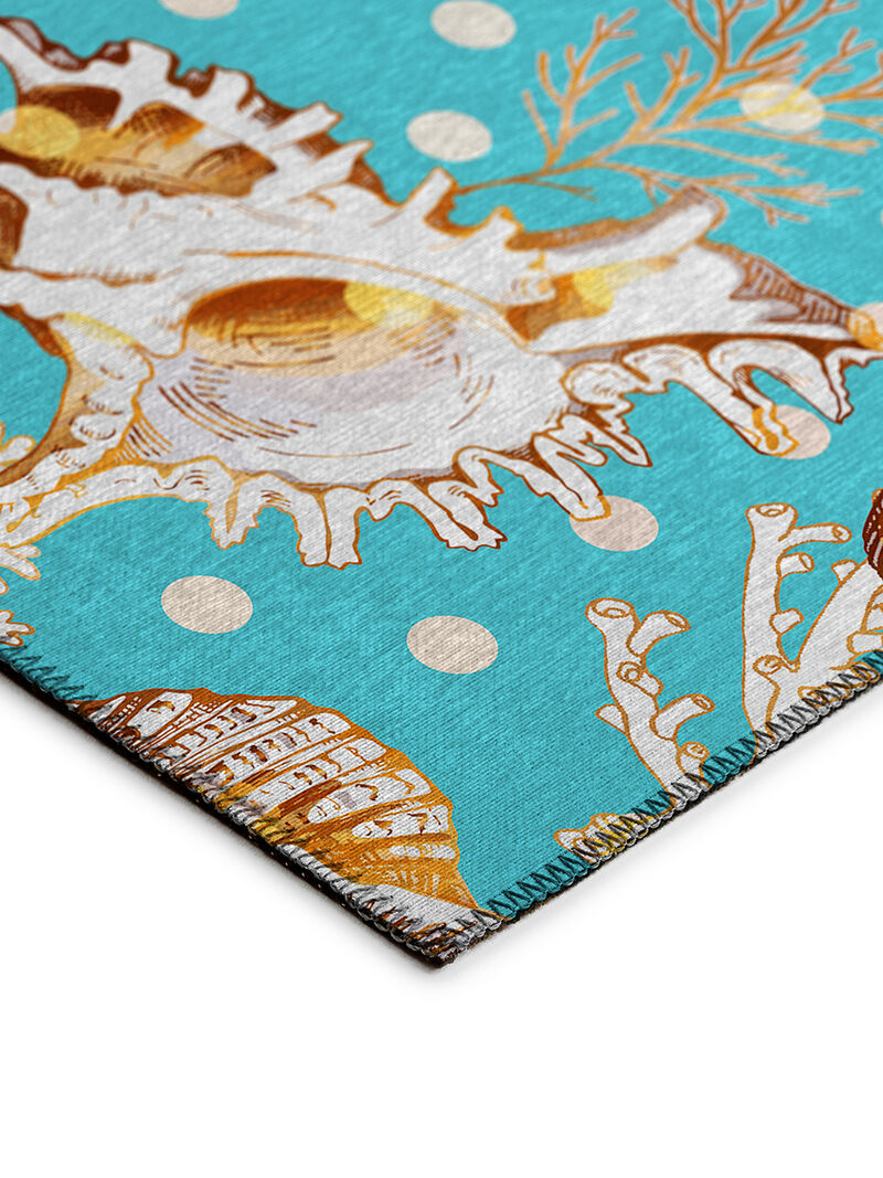 Seabreeze SZ6 Teal 3' x 5' Rug