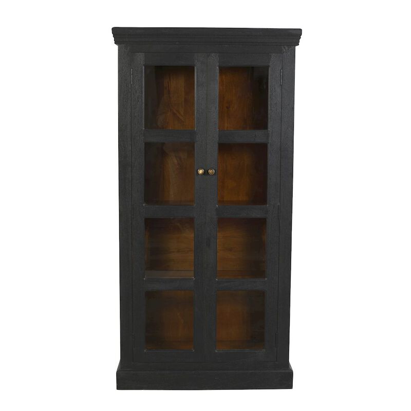 Alex Hamilton Peachtree 2-Door Mango Wood Cabinet