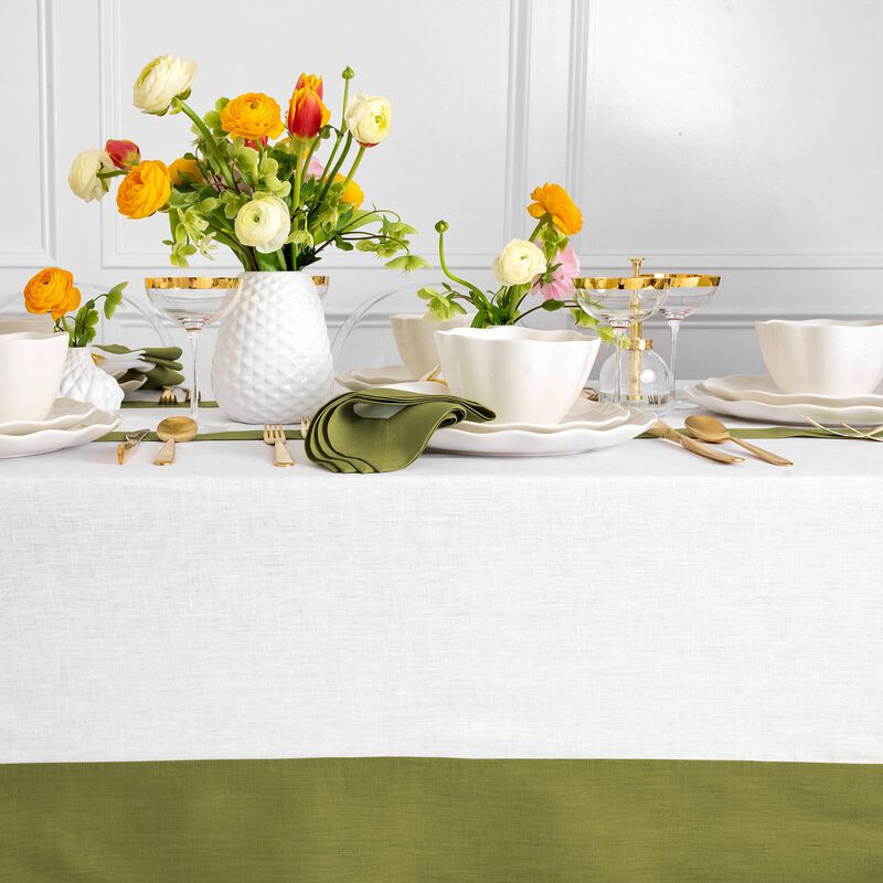 Solino Home 100% Pure Linen Tablecloth | Contempo