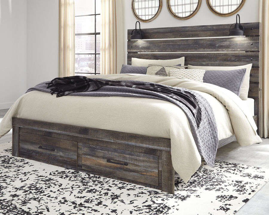 Drystan King Panel Bed