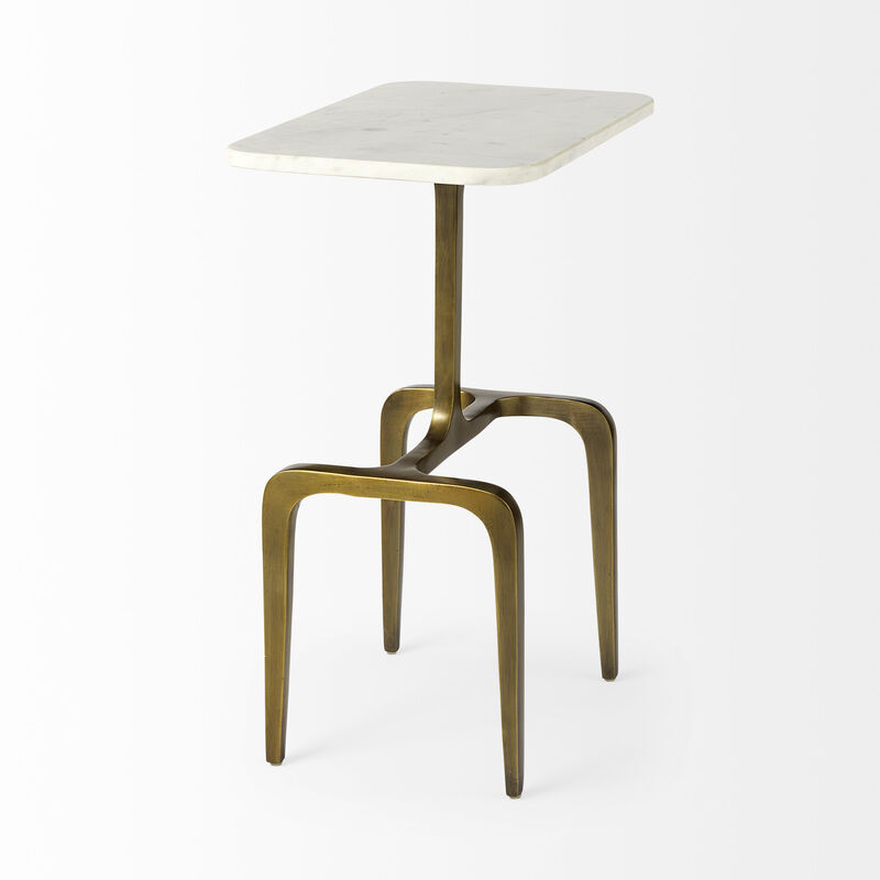 Preston Gold Accent Table