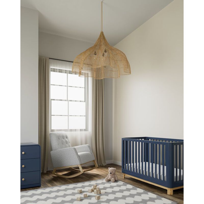 Storkcraft Northern Lights Nursery Rocker - Natural/Salt and Pepper Boucle