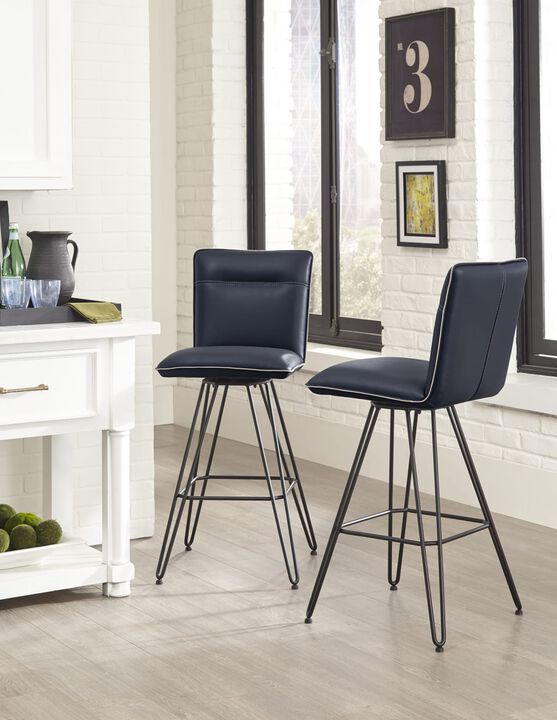 Demi Hairpin Leg Swivel Bar Stool
