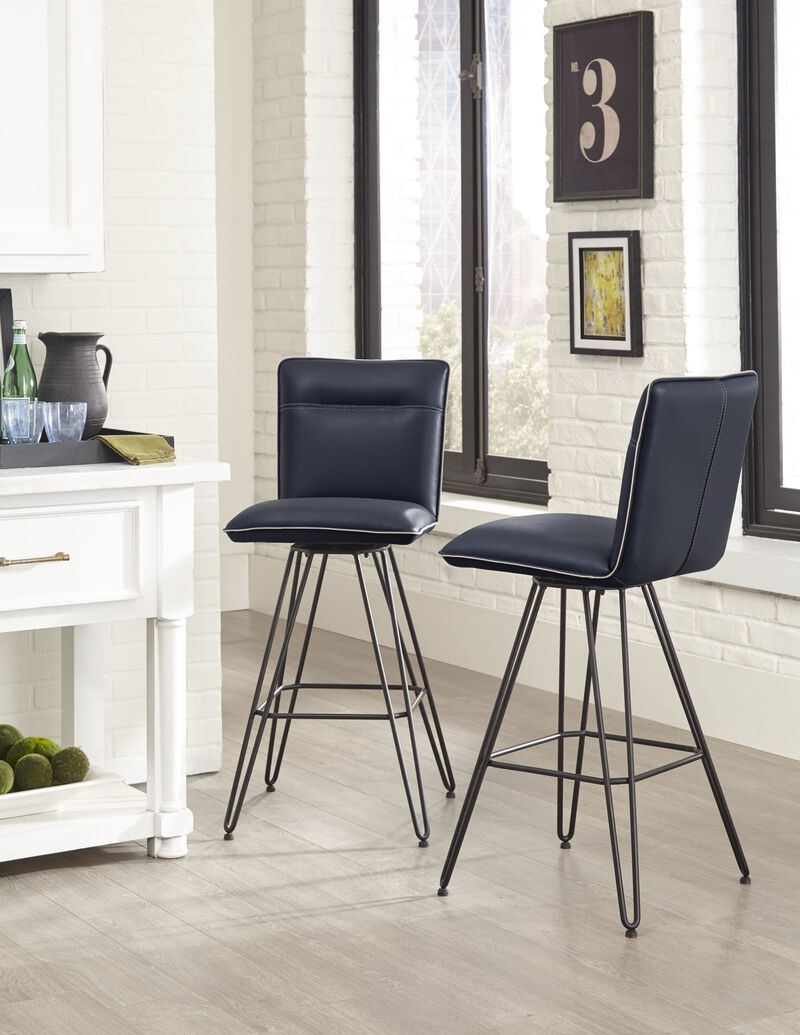 Demi Hairpin Leg Swivel Bar Stool