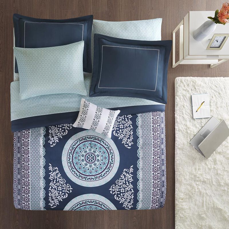 Belen Kox Serene Bohemian 7-Piece Complete Bed and Sheet Set, Belen Kox