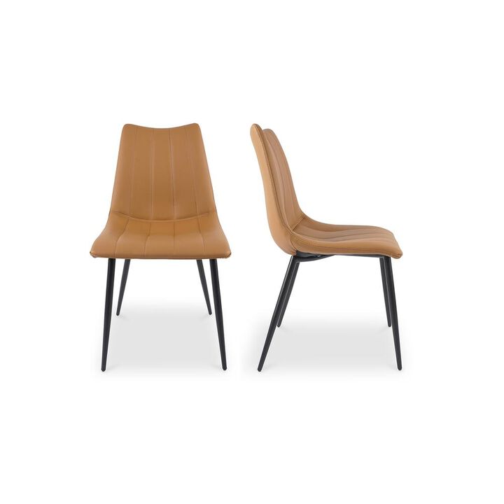 Moe�s Alibi Dining Chair Tan-Set Of Two