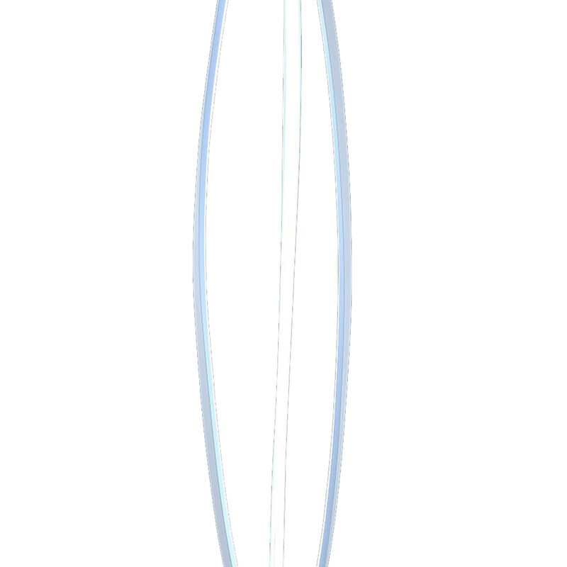 60 Inch Floor Lamp, Modern Accent Round Base, Sturdy Metal Body, White-Benzara
