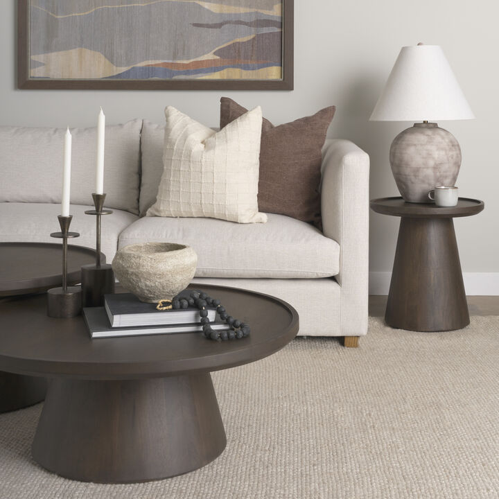 Takoda Dark Brown Accent Table