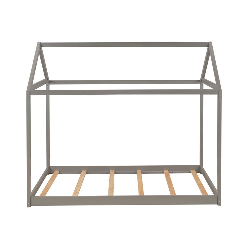 Merax Twin Size Wooden House Bed