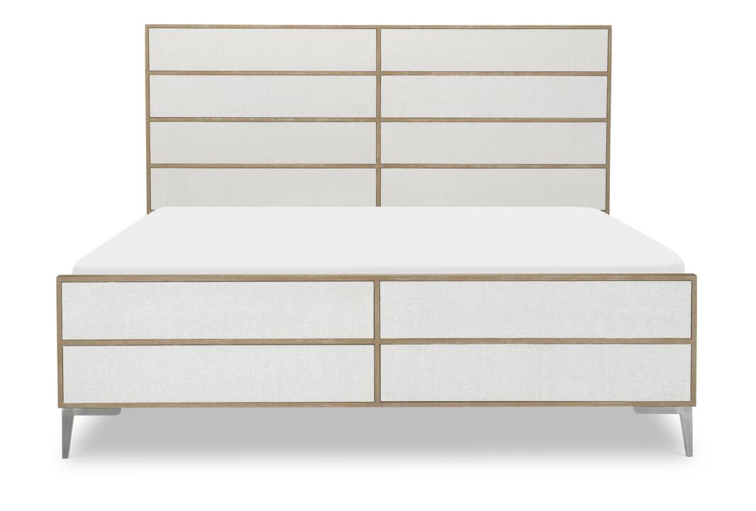 Raffia Panel Bed