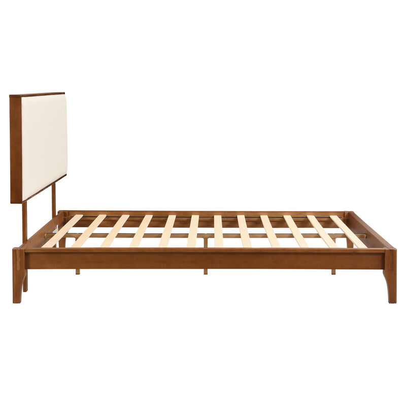 Merax Solid Platform Bed  with Headboard