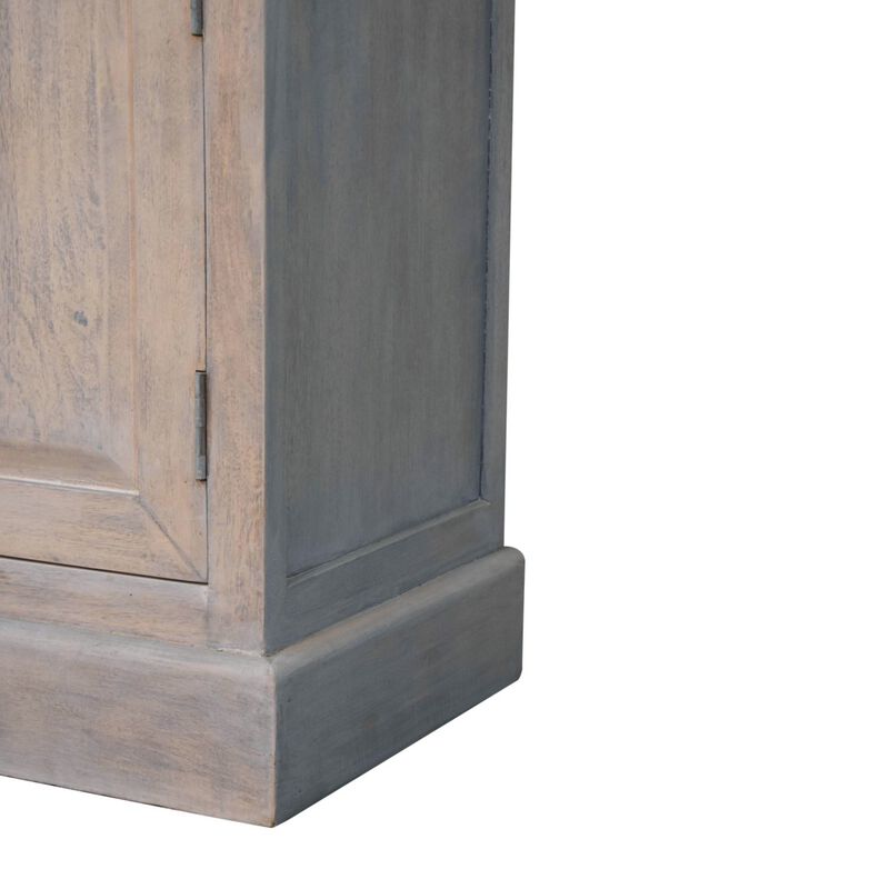 Artisan Furniture Solid Wood Acid Wash Wine Storage Unit