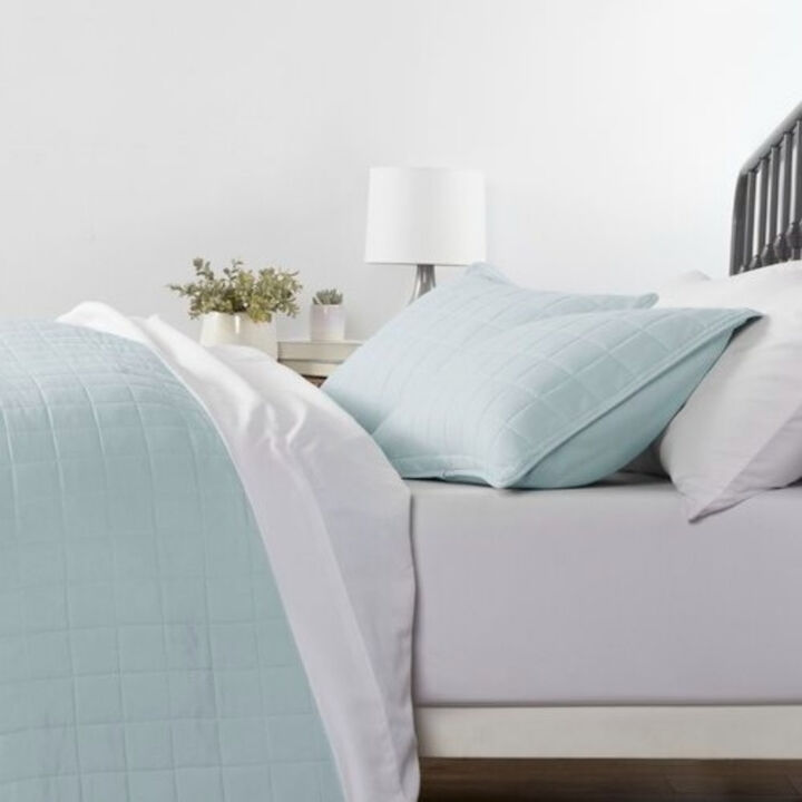 Farmhouse Style 2-Piece Microfiber Coverlet Bedspread Set – Cozy Bedspread for All Seasons