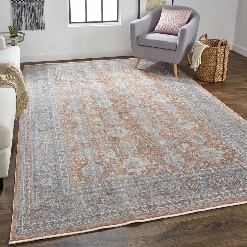 Marquette 3761F Red/Orange/Blue 7'10" x 9'10" Rug