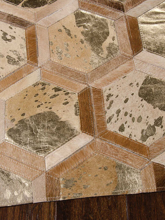 City Chic MA100 Amber/Gold 5'3" x 7'5" Rug