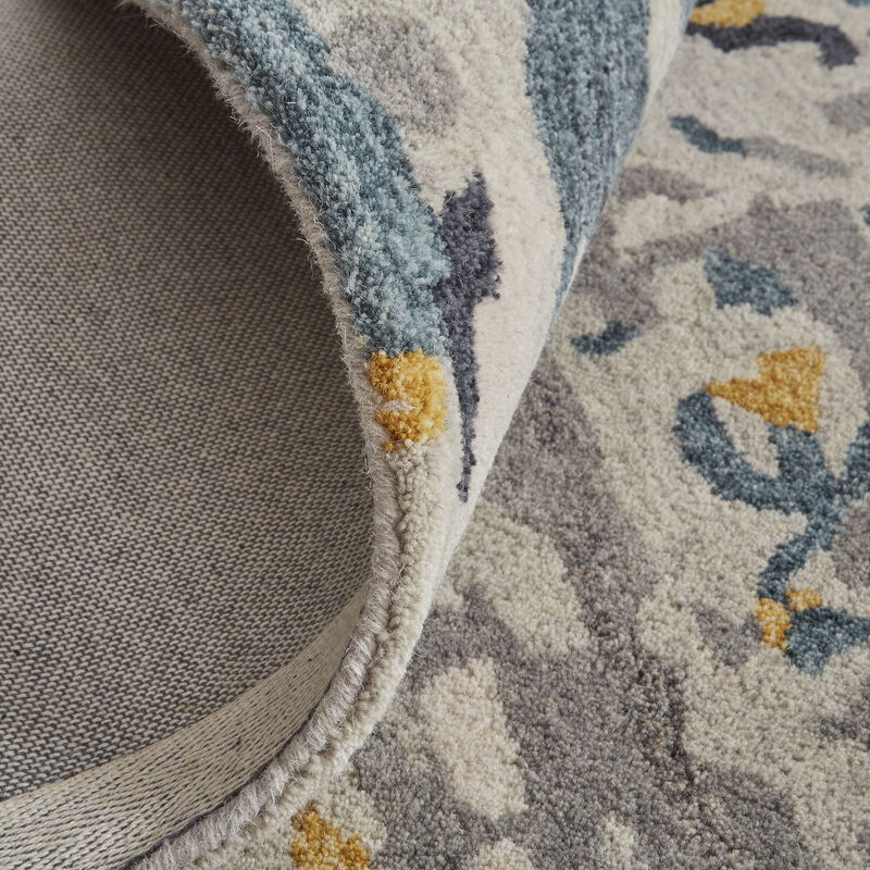 Everley 8644F Gray/Yellow/Blue 8' x 10' Rug