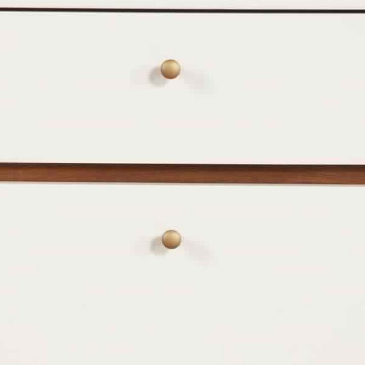 2 Drawer Wooden Nightstand with Angled Legs, White and Brown-Benzara