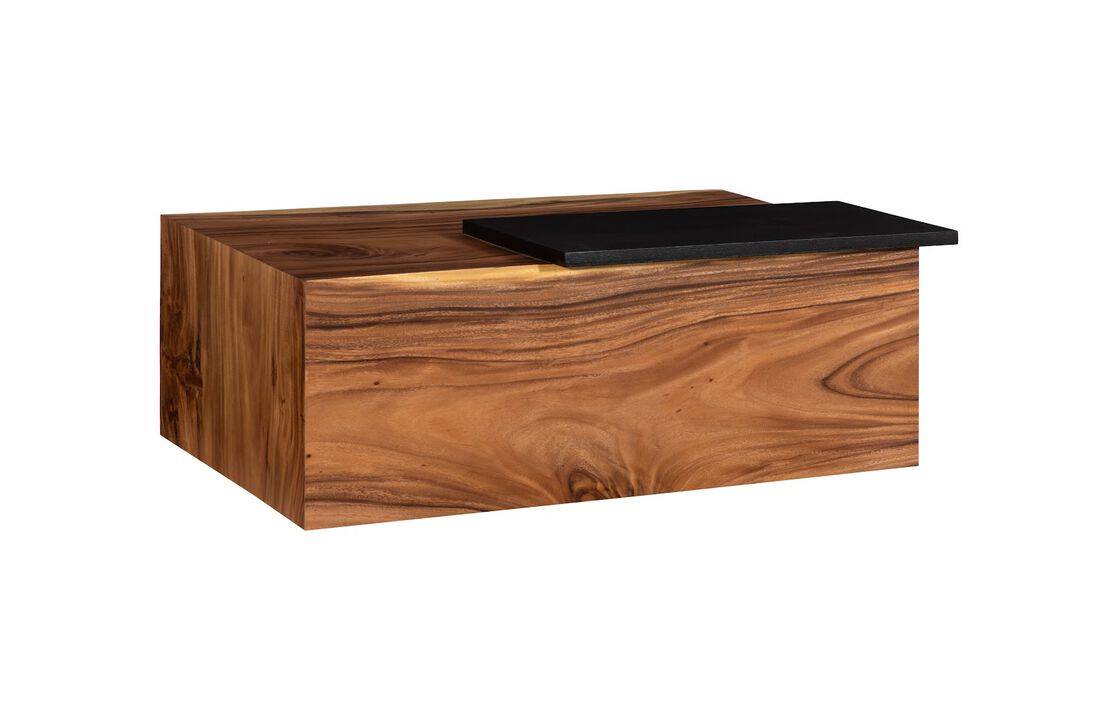 Plateau Coffee Table with Shelf