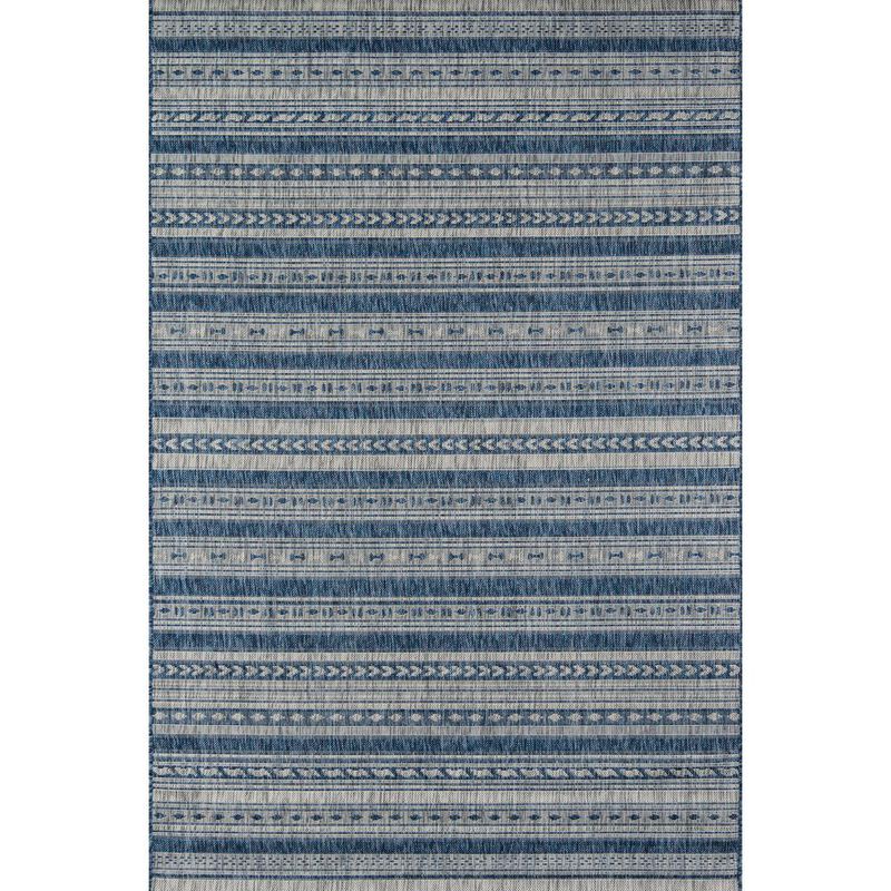 Novogratz Contemporary Runner Area Rug, Blue, 2'7 X 7'6 Runner