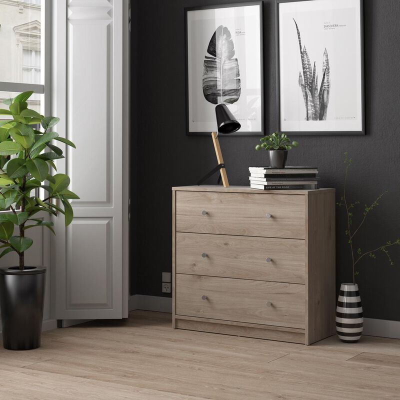 Tvilum 3 Drawer Chest Jackson Hickory