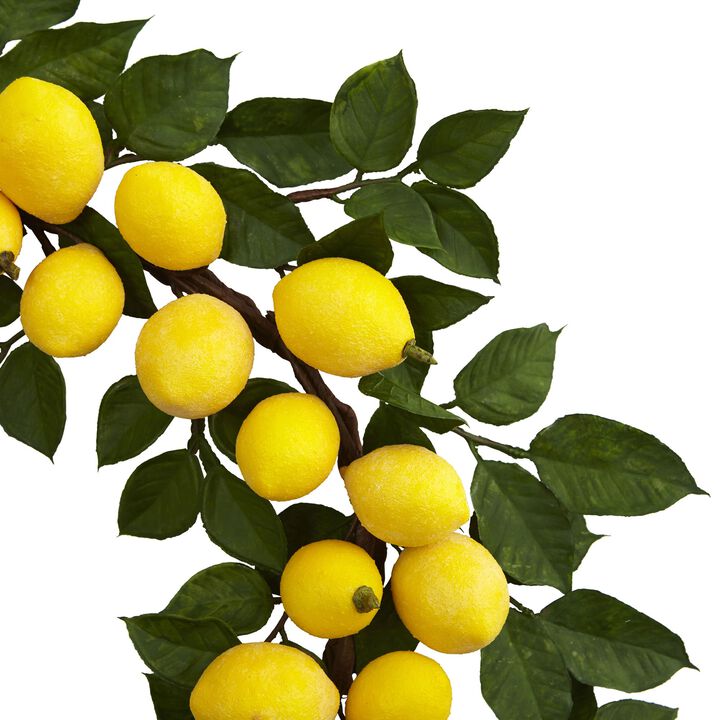 Hivvago 24" Lemon Wreath
