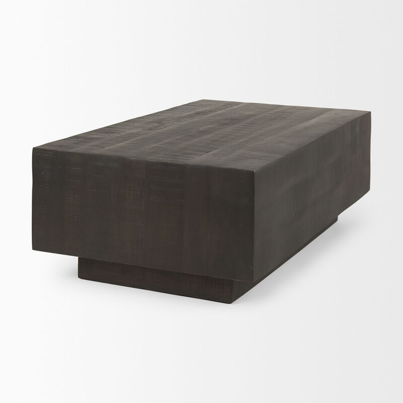 Hayden Dark Brown Rectangular Coffee Table