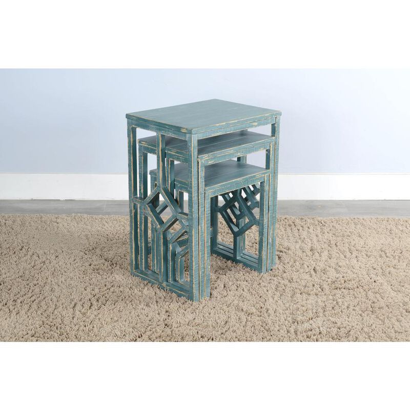 Sunny Designs Sea Grass Nesting Table