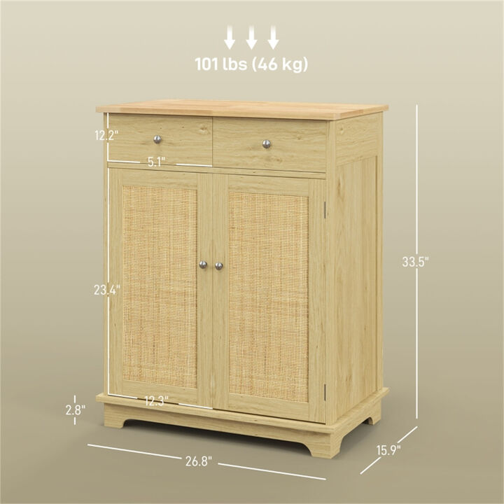 Modern Kitchen Storage Cabinet for Pantry and Dining Room Organization