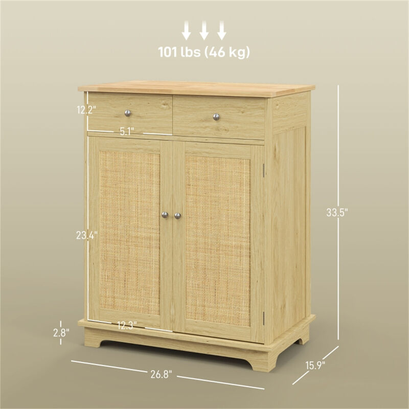 Modern Kitchen Storage Cabinet for Pantry and Dining Room Organization
